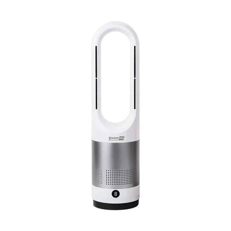 XPower Pro BF01 Hot & Cool Bladeless Fan - Silver - Tashqila XPower Pro BF01 Hot & Cool Bladeless Fan - Silver - Tashqila